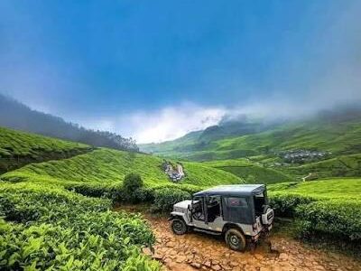 Kolukkumalai Sunrise Jeep Safari → Kochi 
